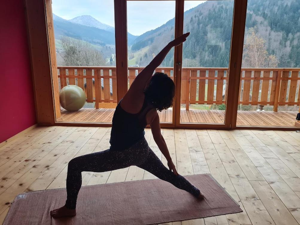 Le Chalet Du Blanc Spa Yoga Aillon-le-Jeune 外观 照片