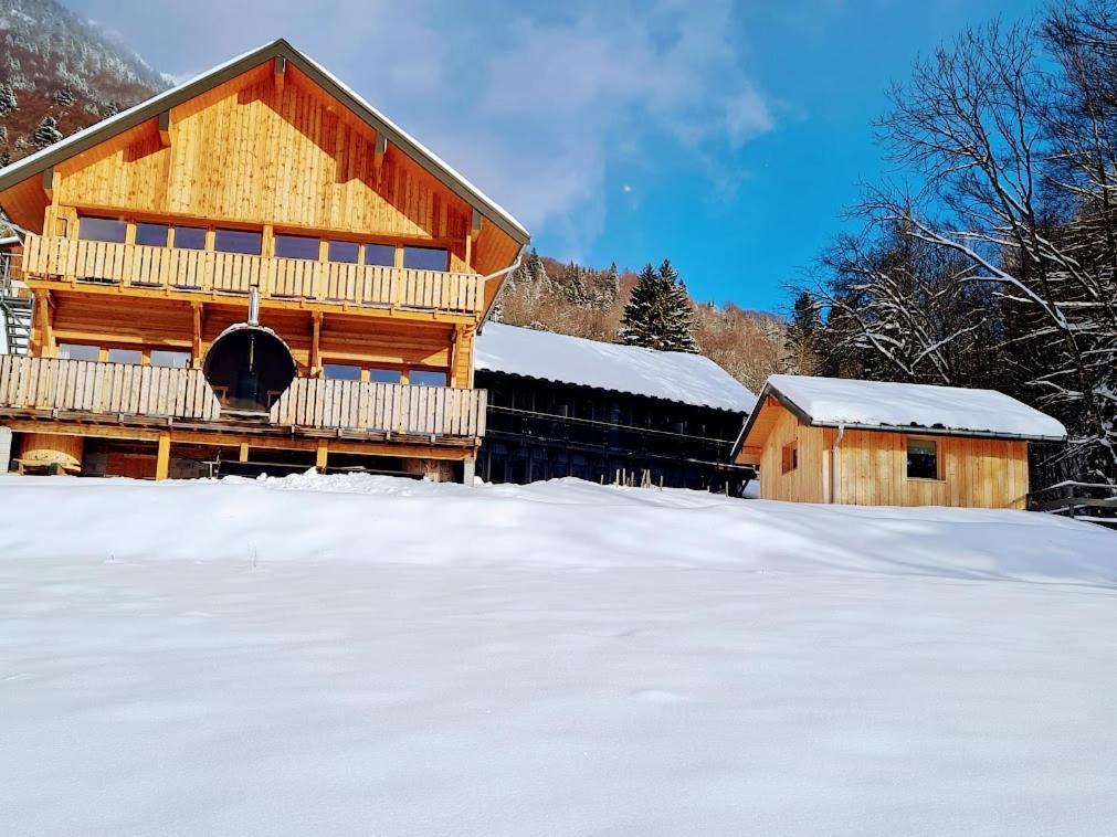 Le Chalet Du Blanc Spa Yoga Aillon-le-Jeune 外观 照片